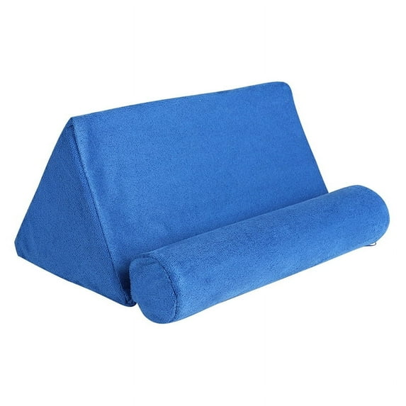 Pillow Soft Pad for Lap Multi-Angle Tablet Pillow Stand Tablet Holder Dock Reading Stand for Bed, Compatible with iPad, Kindle, Galaxy Tab, E-Reader