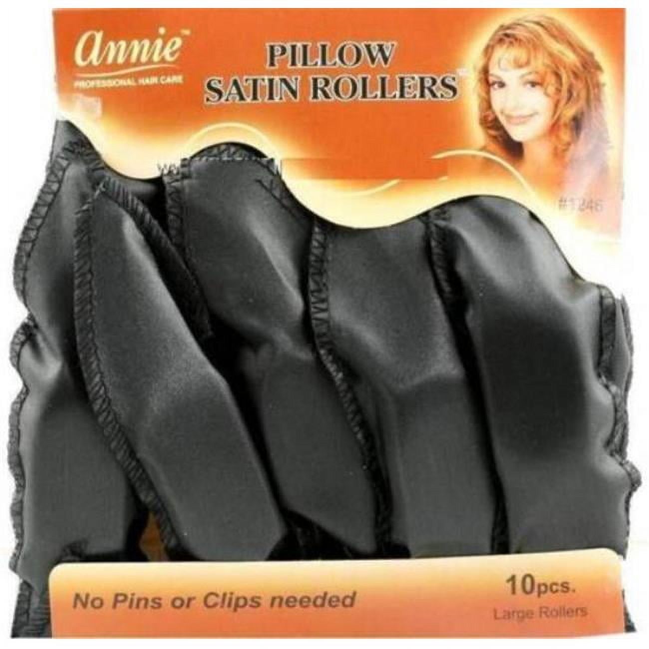 Pillow Soft Satin Curlers Sleep Sponge No Pins Needed Hair Foam Rollers ...