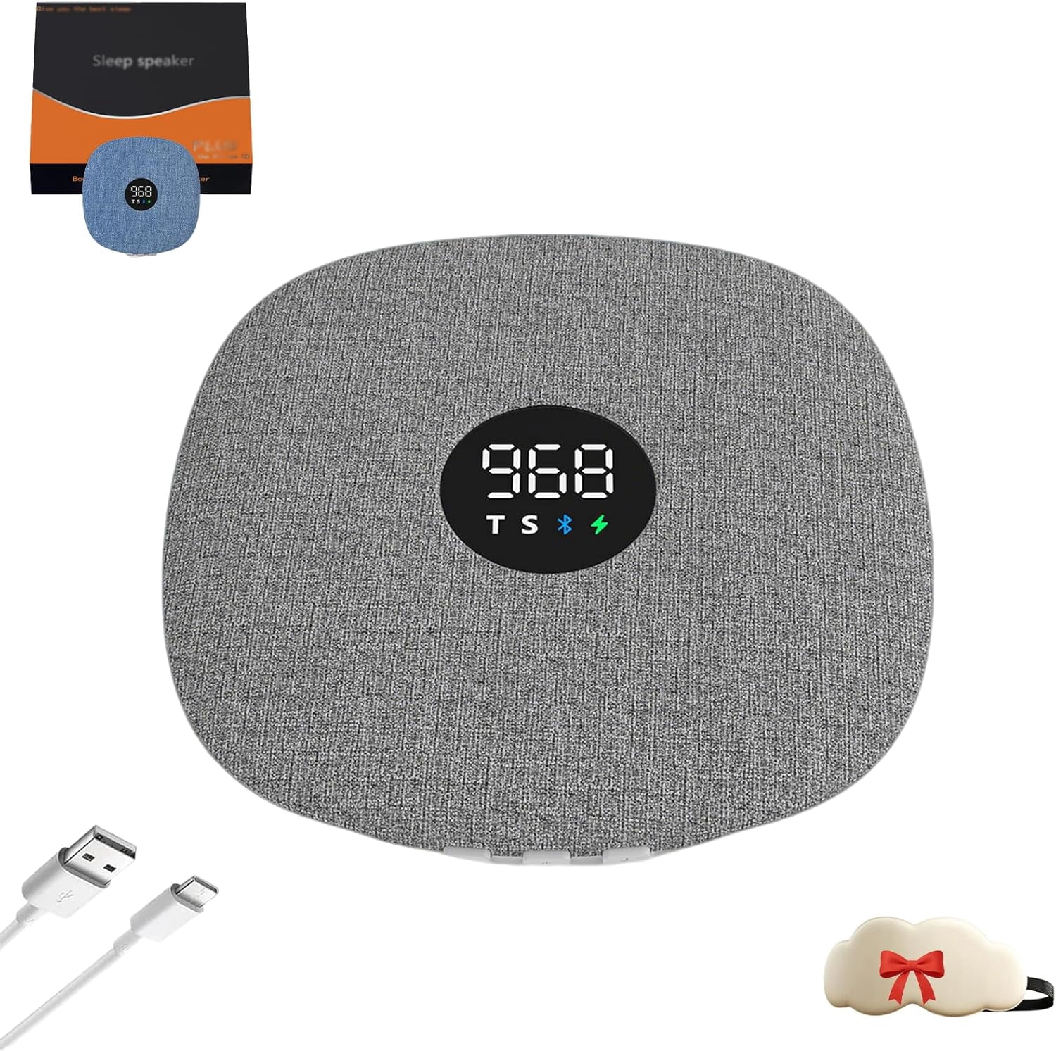 Under Pillow Speaker,Bluetooth Bone Conduction Speaker for Sleeping ...