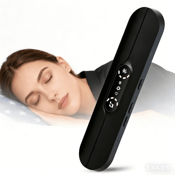 Pillow Speaker Bone Conduction Portable Sleep Aid Stereo Bass Bluetooth Sleep Bar White Noise Volume Control TF Card Support