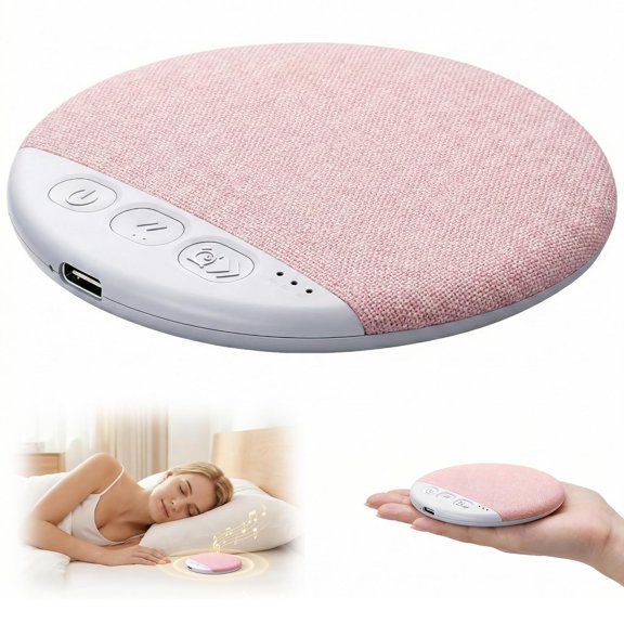 Pillow Speaker For Sleeping, Mini Portable Under Pillow Speaker With White Noise Timer Wireless Sleep Aid For Deep Sleep