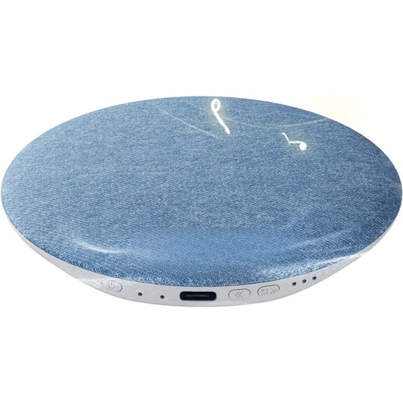 Pillow Speaker for Sleeping, Mini Bluetooth Speaker Under Pillow with Pink Noise White Noise Sound Machine, Headphone-Free Sleep Speaker for Side Sleeper Blue