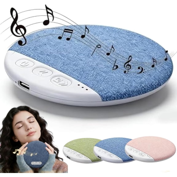 Pillow Speaker for Sleeping, Under Pillow Speakers Bluetooth Pillow Speaker with White Noise Timer Flat, with Stereo Bass Private Sleep Headphones for Adult Kids