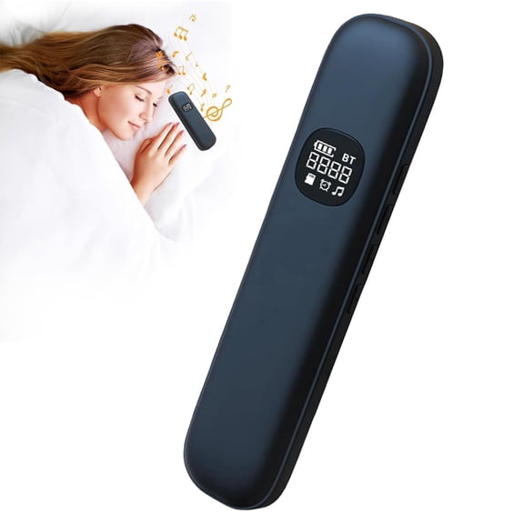 Under Pillow Speaker for Sleeping, Portable Bone Conduction Bluetooth Pillow Speaker with 11 White Noise and Timer, TF Support, for Home Travel, Black