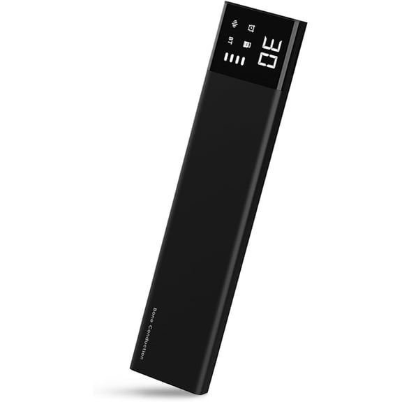 Under Pillow Speakers for Sleeping Bluetooth, Bone Conduction Technology, 3D White Noise Generator, TF Card MP3 Player 30/60/90min Timed Shutdown (Black)