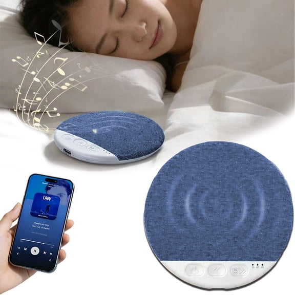 Pillow Speakers For Sleeping,Portable Under Pillow Speaker Bluetooth With White Noise Timer, Wireless Sleep Aid With Stereo Bass Private Sleep Headphones Hyundai Pillow Speaker For Adult Kids