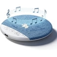 thumbnail image 1 of Bluetooth Pillow Speaker for Sleeping, Under Pillow Speaker Bluetooth with White Noise, Ultra Slim Blue-Tooth 5.4 Bedside Speaker for Side Sleepers, Bone Conduction Sound Design, Blue, 1 of 7