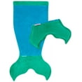 thumbnail image 1 of Pillow Tails Kids Convertible Mermaid Tail Blanket - Sea Blue, 1 of 5