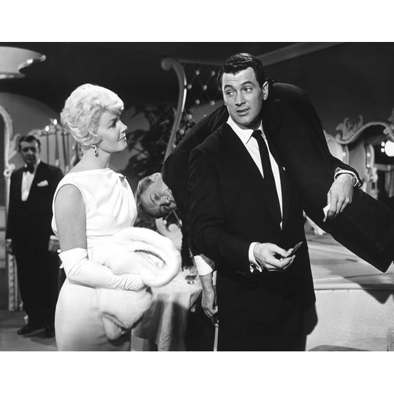 Pillow Talk Doris Day Nick Adams Rock Hudson 1959 Photo Print (28 x 22)