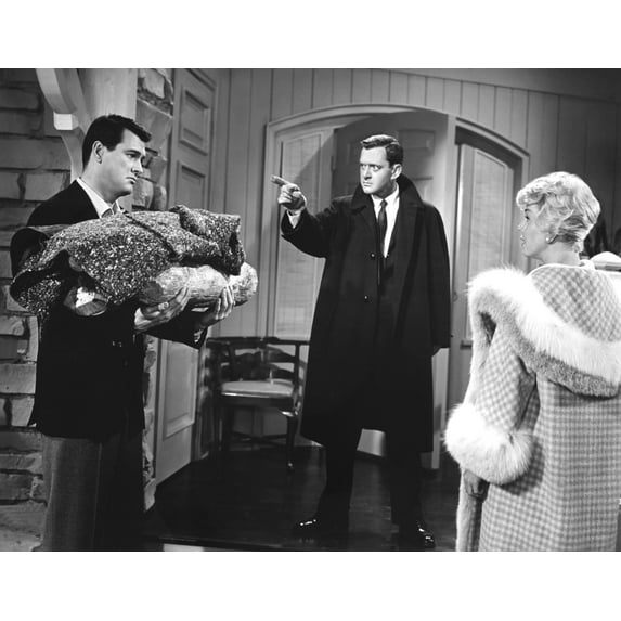Pillow Talk Rock Hudson Tony Randall Doris Day 1959. Photo Print (28 x 22)