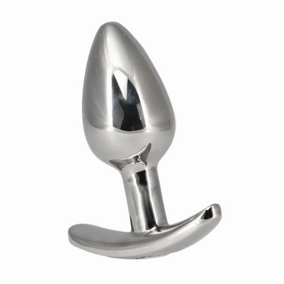 Pillow Talk Sneaky Luxurious Crystal Acrylic Anal Plug, Silver