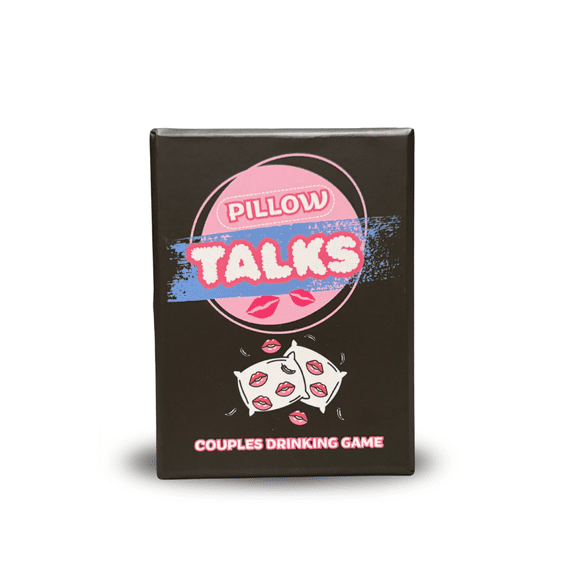 Pillow Talks Game Couples Drinking Game for Adults Only Fun Bedroom Game 110 Cards for a Romantic Date Night & Valentines Day Gift Idea