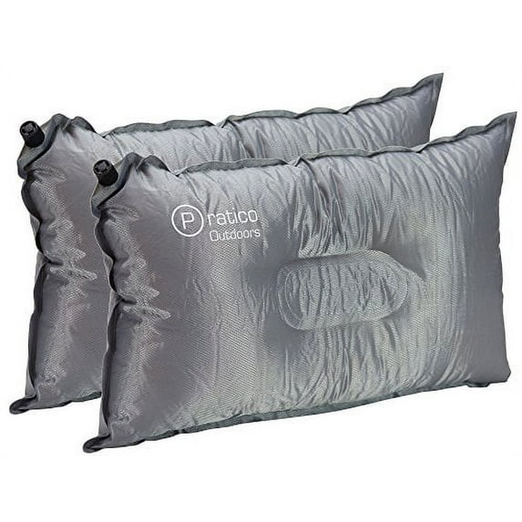 Pillow-To-Go Self Inflating Pillow - The Perfect Inflatable Travel Pillow 2-Pack