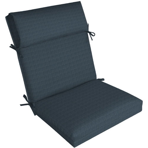 Pillow Top Chair Outdoor Cushion, Navy &
