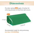 Pillow Wedge for Sleeping Foam Incline Pillow Bed Positioning Wedge for