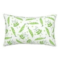 thumbnail image 1 of Pillow covers Standard Size - Peas Pattern green Soft Pillow Protector with Zipper, Pillow cases Breathable Comfy Bed Pillows cases Easy Care 14x20, 1 of 5