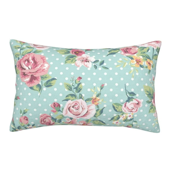 Pillow covers Standard Size - Vintage Floral (2) Soft Pillow Protector with Zipper, Pillow cases Breathable Comfy Bed Pillows cases Easy Care 20x30