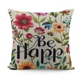 thumbnail image 1 of Pillow Cover, with Colorful Flowers Square Home Decorative Throw Pillowcase for Men/Women, 1 of 6