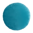 thumbnail image 1 of Pillowcase 17.72 Inch Round Velvet Soft Comfortable Zipper Closure Decorative Throw Pillow Cover, 1 of 4