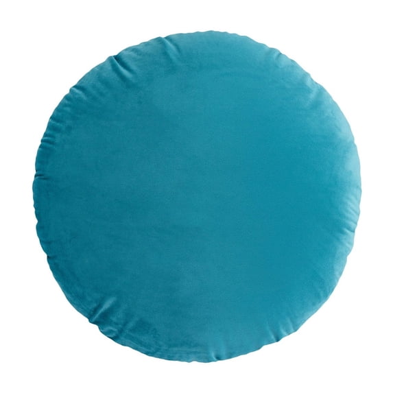 Pillowcase 17.72 Inch Round Velvet Soft Comfortable Zipper Closure Decorative Throw Pillow Cover