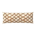 thumbnail image 1 of Pillowcase Long Strip 20x54in Does Not Contain Pillow Core Durable Invisible Zipper Close Easy To Install And Remove Sandybrown Moroccan Trellis Hand-Drawn Sketch_3, 1 of 8