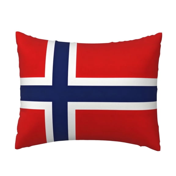 Pillowcase Norway Flag 20x26 Inches Throw Pillow Case Cushion Cover Bed Pillow Cover