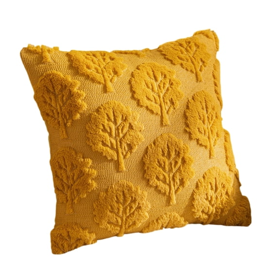 Pillowcase Plushie Cushion Cover Textured Foliage Pattern Contemporary Type 45x45cm Versatiled Home Decoration