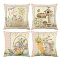 Pillowcase Protectors Standard Size Rabbit Throw Pillow Covers 18 X 18