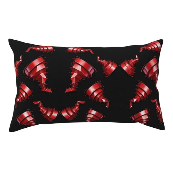 Pillowcase Rectangle Zippered Double Sided Printing 20x36 Inches Tornado Decorative Throw Pillow Case Cushion Cover