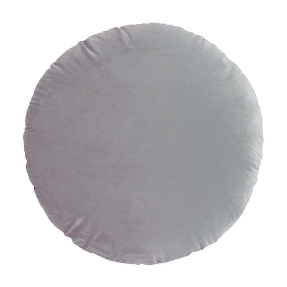 Pillowcase Round 17.72 Inch Soft Comfortable Zipper Closure Throw Fluffy Touch Floor Pillow Covers, Velvet Sham Circle Circular Warm Removable Slipcover Cushion for Home Decoration Couch Bed Sofa