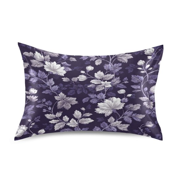 Pillowcase Satin Pillowcase 26x20in Pillow Case Satin Pillow Case Soft and Smooth Colorful Vector Floral Art