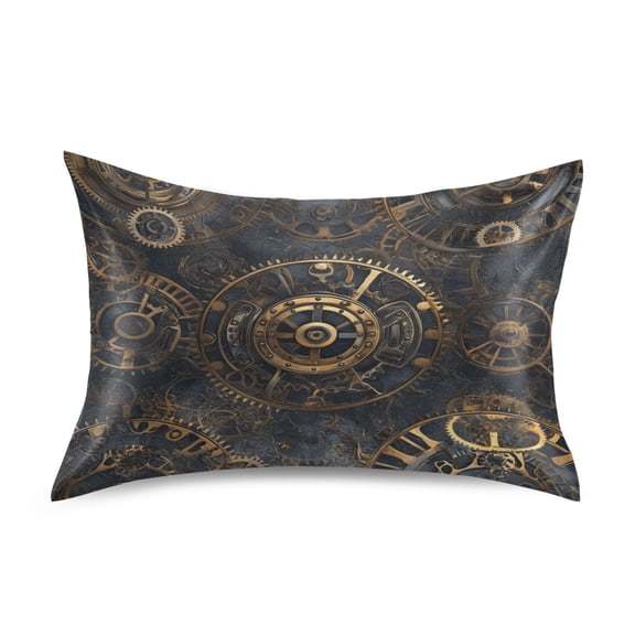 Pillowcase Satin Pillowcase 26x20in Pillow Case Satin Pillow Case Soft and Smooth Steampunk Gears