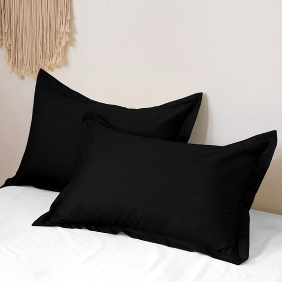 Pillowcase Set, Standard Pillow Protectors, Soft Breathable Fabric, Enhances Bedroom Decor, For Home and Guest Room Use