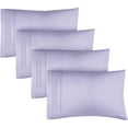 thumbnail image 1 of CGK Linens Extra Soft Pillowcases Set of 4 - Queen / Standard Size Hotel Luxury Breathable & Cozy 4-Piece Pillow Covers, Lavender, 1 of 6