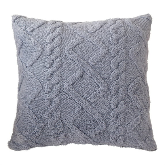 Pillowcase Soft Plushie Sided Pattern Pillow Covers Geometrial Pattern Cushion Sleeve Comfortable in All Season Use 1PC