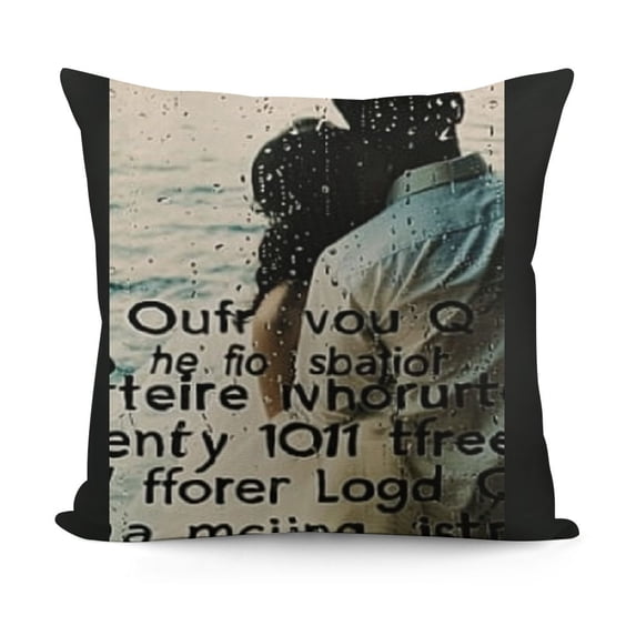 Pillowcase, Square Pillowcase Hidden Zipper Closure