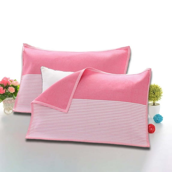 Pillowcase Towel Sweat Absorber, Polyester Fabric, Breathable & Water-resistant, Hypoallergenic Sleep Cover, Cooling Bed Pillow Protector, Topliu