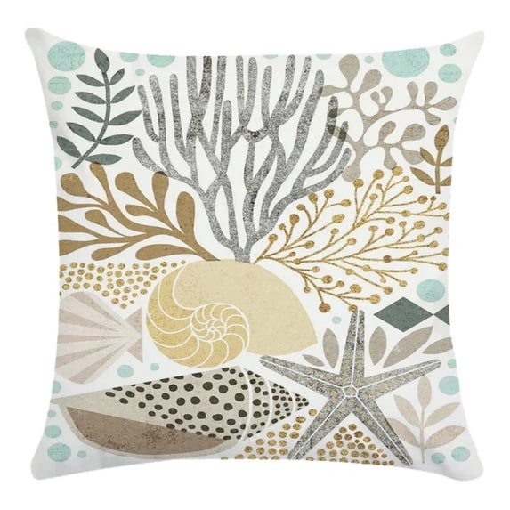 Pillowcase Tree Cotton Polyester Home Decor Coral Cushion Cover Sofa Car Chair