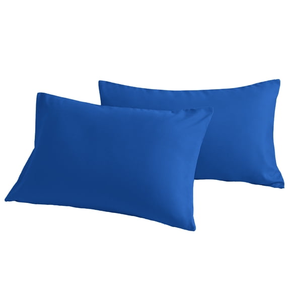 [Pillowcase]-Ultra Soft Brushed Microfiber Pillowcases Set, Cozy Machine Washable Bed Pillow Cases, King Size, Royal Blue, 2 Piece