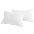 thumbnail image 1 of [Pillowcase]-Ultra Soft Brushed Microfiber Pillowcases Set, Cozy Machine Washable Bed Pillow Cases, Standard Size, White, 2 Piece, 1 of 8