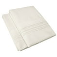 thumbnail image 1 of Pillowcases 2 Pack King Embroidered Super Soft Brushed Microfiber Solid - Ivory, 1 of 7