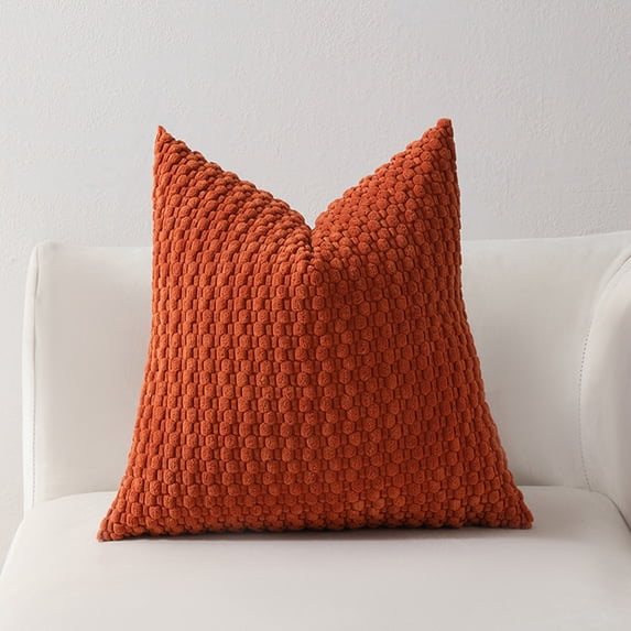 Pillowcases, Soft Breathable Standard Pillow Shams, Premium Weave Polyester Envelope Closure Pillowcase Covers Machine Washable, Brown