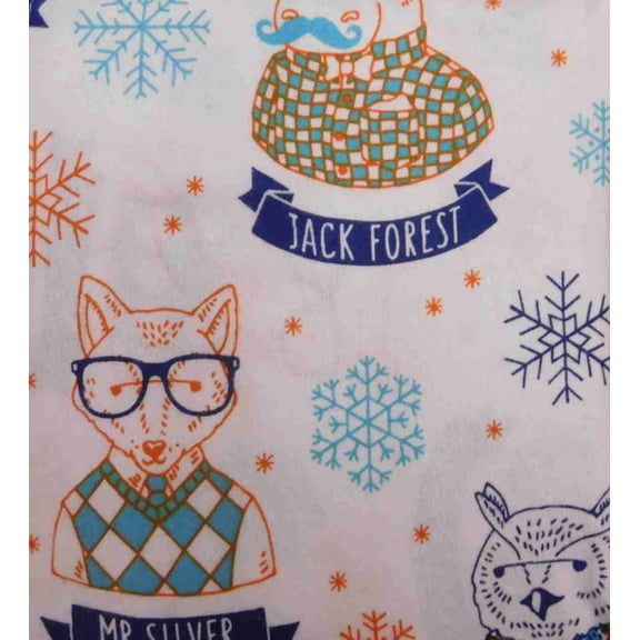 Pillowfort Flannel Sheet Set Hipster Animals Full Bed Size Sheets Bedding