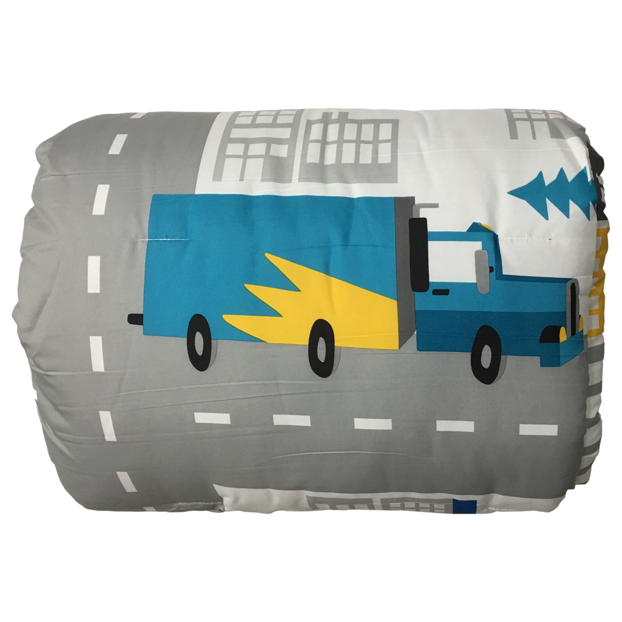 Pillowfort Vehicle Road Map Full Queen Comforter Set, Kids 3 Piece