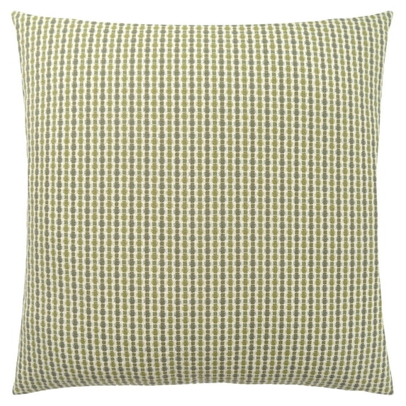 PILLOW - 18"X 18" / LIGHT / DARK GREEN ABSTRACT DOT / 1PC