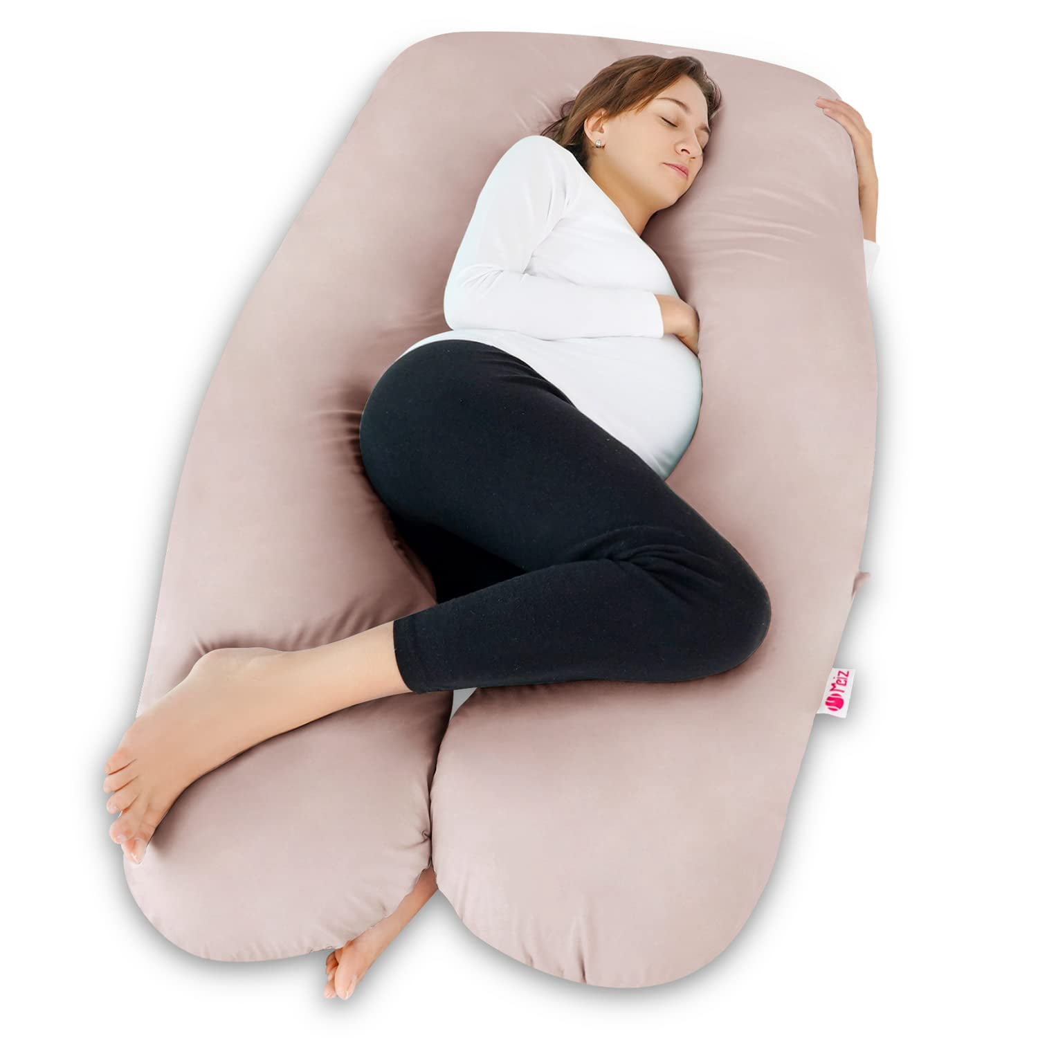 Pillows For Sleeping  Maternity Body Pillow Woman U Shaped With Jersey Cover