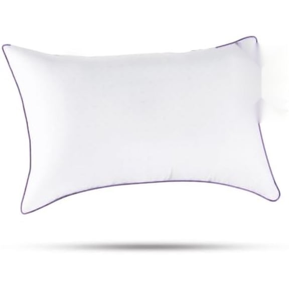Pillows King Size Set of 1, Washable Supportive Single Bed Pillow with Super Soft Down Alternative Fill, Luxury Fluffy Hotel Quality for Side, Back, and Stomach Sleepers