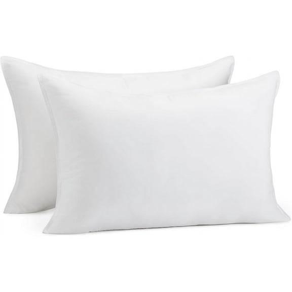 Pillows King Size Set of 2, Cooling Supportive Bed Pillows with Super Soft Down Alternative Fill