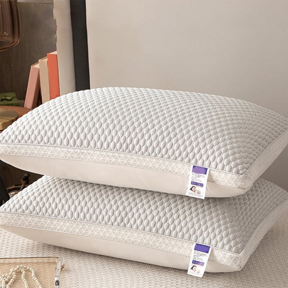 Pillows Queen Size Set of 1, Washable Supportive Bed Pillows with Super Soft Down Alternative Fill, Luxury Fluffy Hotel Quality for Side, Back, and Stomach Sleepers
