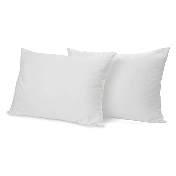 Down Pillows Queen Size Set of 2, Hotel Quality Cluster Fiber Hypoallergenic Soft Bed Pillows for Side, Back & Stomach , Fluffy Supportive Pillows 20" x 30"